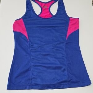 Hind Tank Top Racerback Athletic Sports Shirt Blue Pink Small